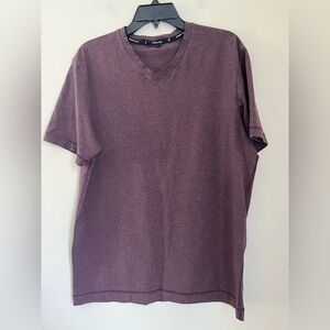Public Rec Go To V Tee Shirt Mens L Pima Cotton Blend Peru V-neck Purple Basics